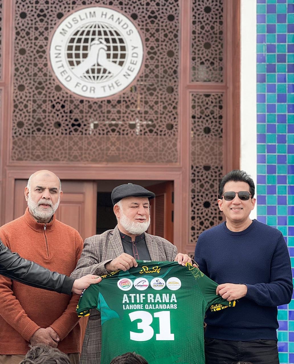 CEO Lahore Qalandars Atif Rana Inaugurates Muslim Hands Cricket Academy in Wazirabad