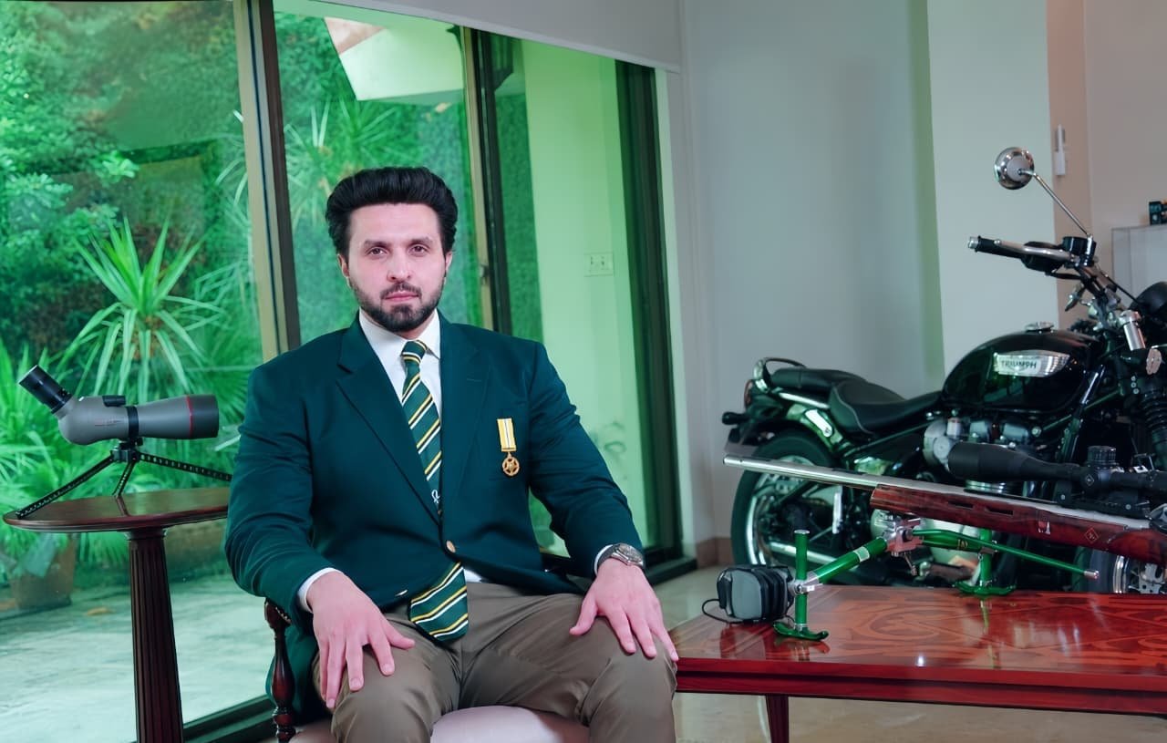 Shooter Mohsin Nawaz dedicates Tamgha-e-Imtiaz to PLRA Patron Field Marshal Asim Munir